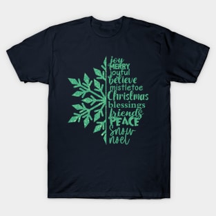 Christmas Typography T-Shirt